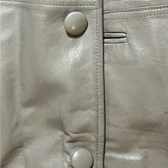 Vintage leather jacket car coat - Picture 5 of 10